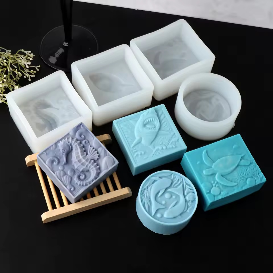 Soap Making Instructions - 3D Seahorse Silicone Soap Mold DIY