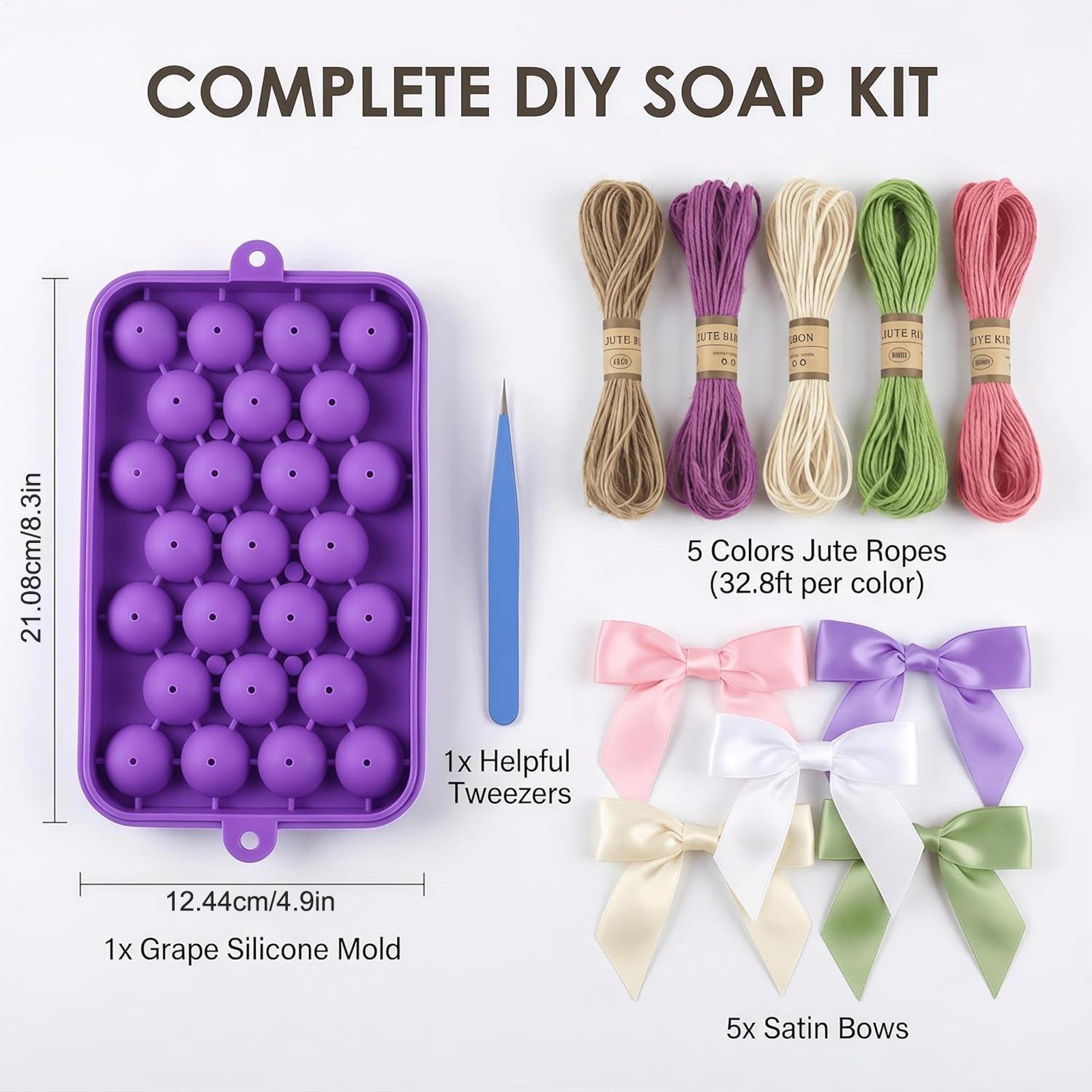 DIY Soap Making Kit Grape Soap - огляд і ціна Soap Making Diy Kit