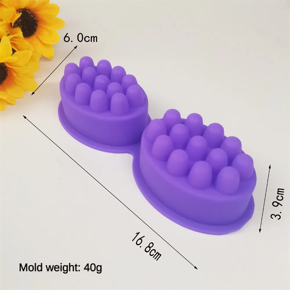 2 Hole Silicone Soap Mold Oval - огляд і ціна Soap Making Kit For Beginners