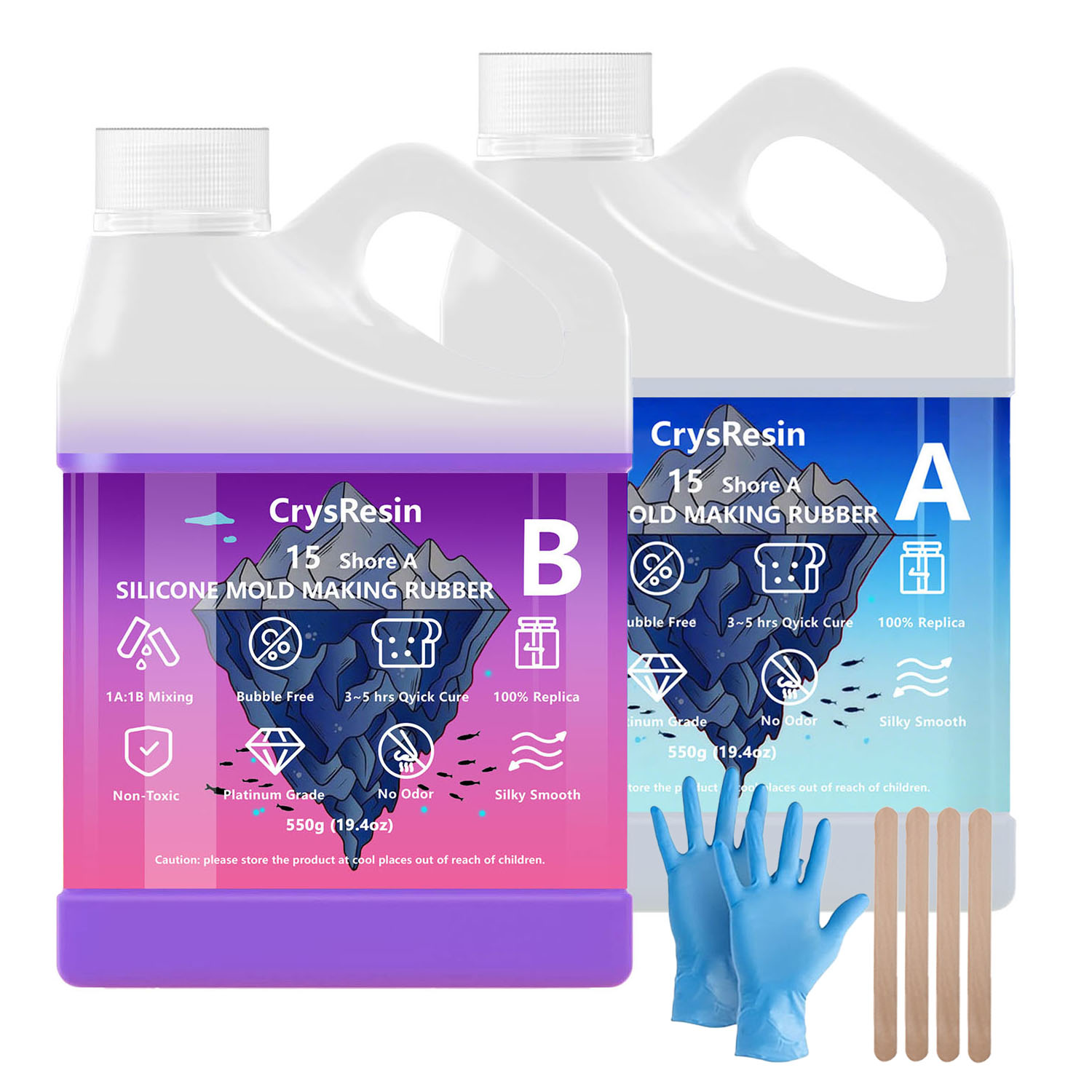 Purple Liquid Silicone Rubber  - огляд і ціна Soap Making Kit For Beginners