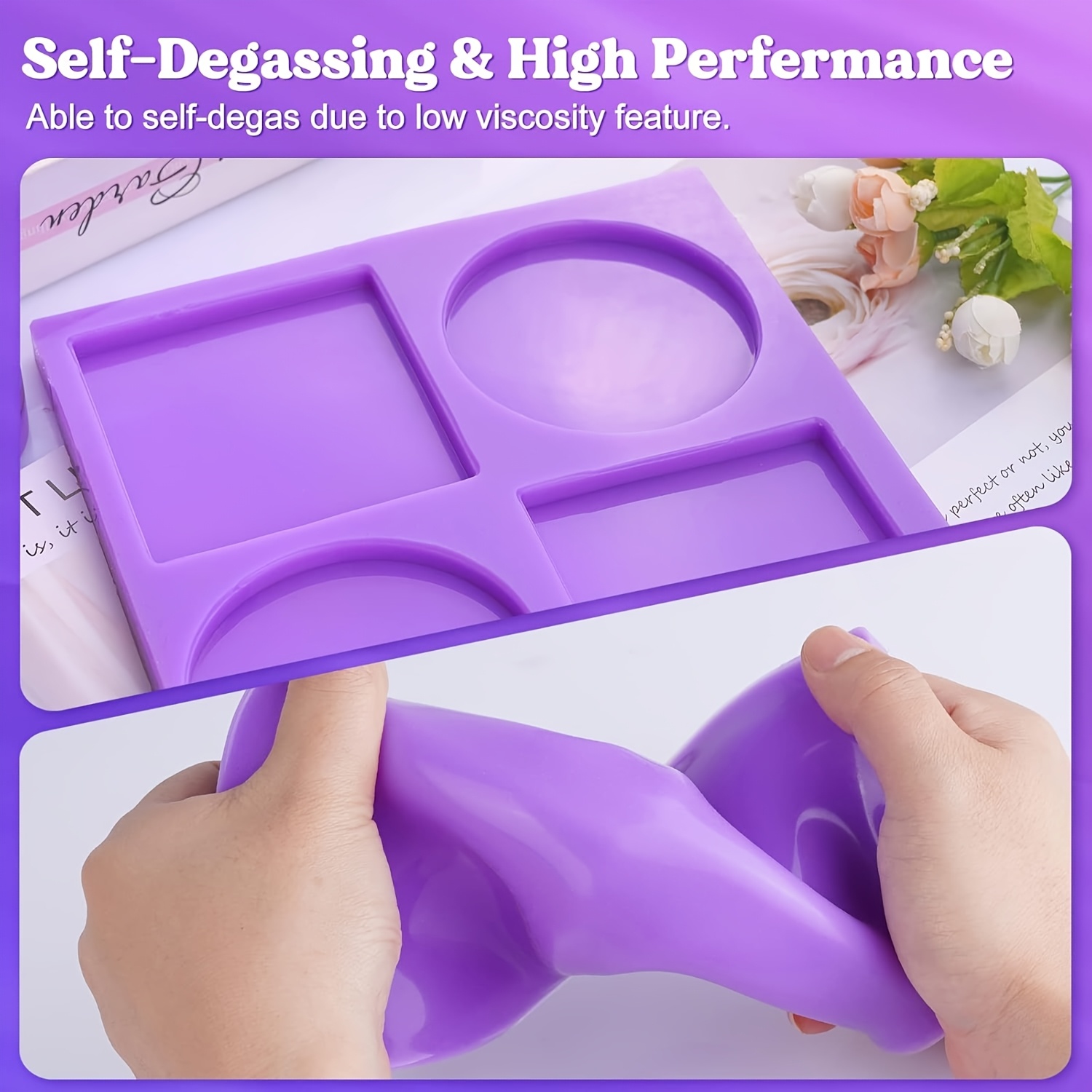Purple Liquid Silicone Rubber  - огляд і ціна Soap Making Kit For Beginners