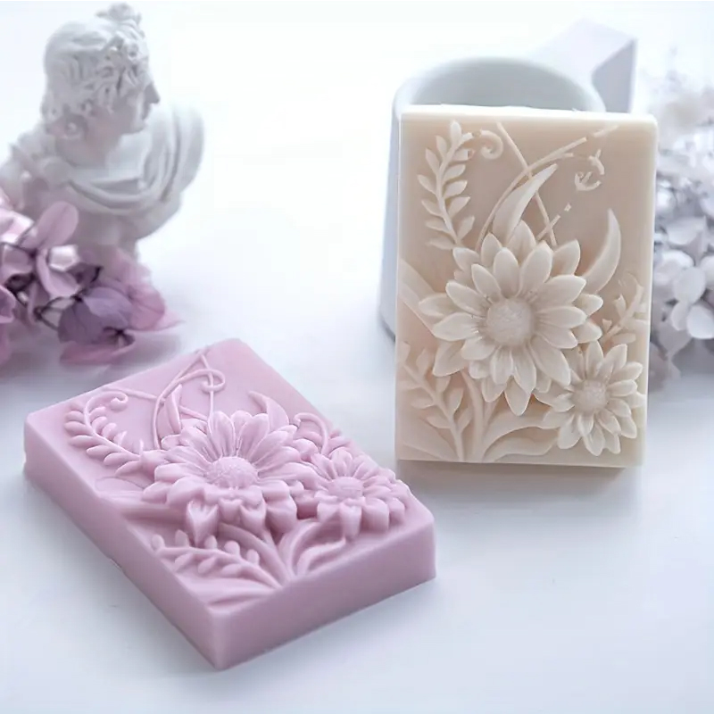 3D Flower Square Soap Silicone - огляд і ціна Soap Making Kit For Beginners