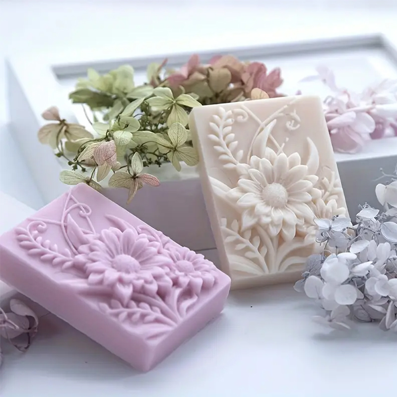 3D Flower Square Soap Silicone - огляд і ціна Soap Making Kit For Beginners