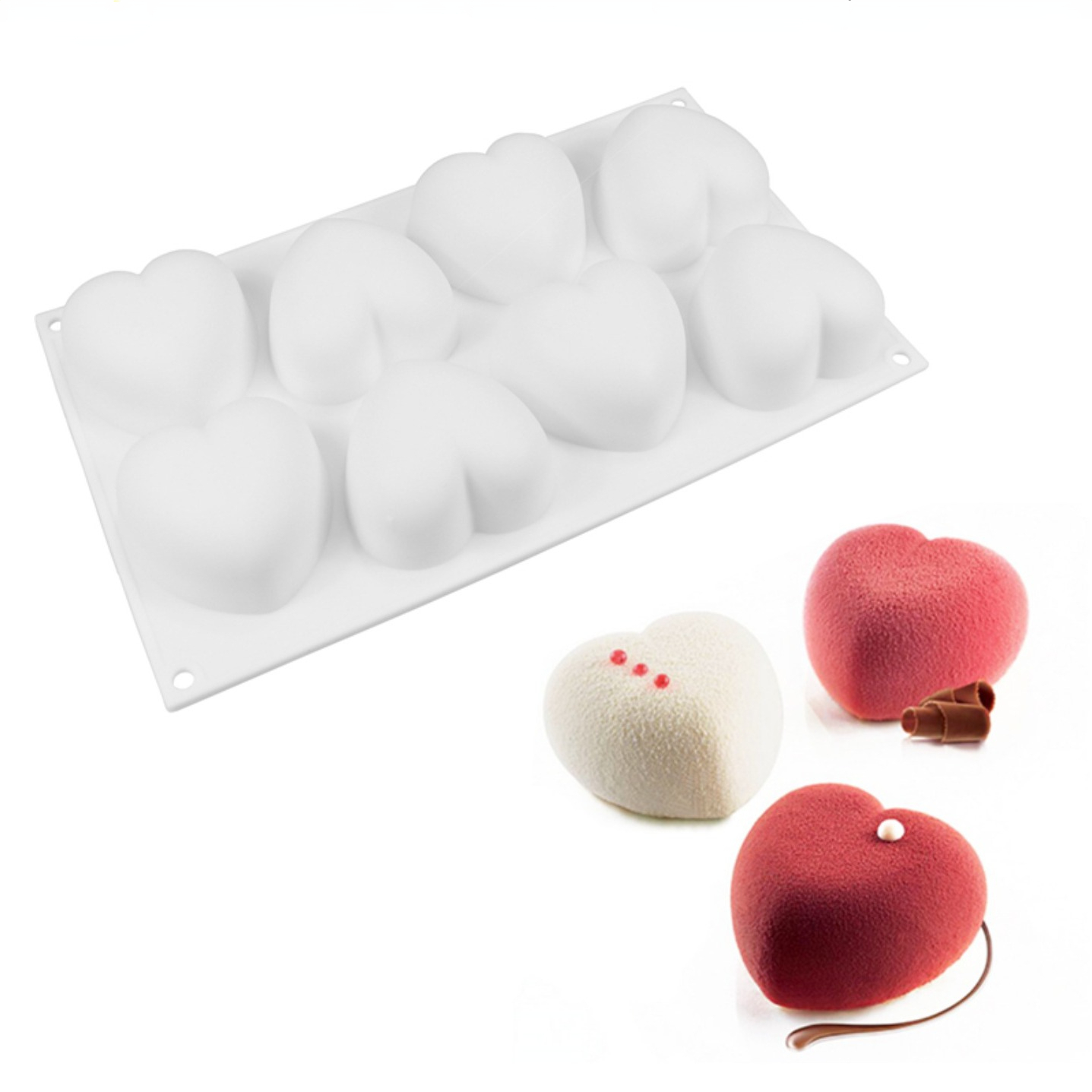 Love Heart Silicone Soap Mold  - огляд і ціна Soap Making Instructions