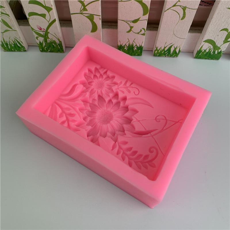 1pc 3D Square Rose Flower Sili - огляд і ціна Soap Making Kit For Beginners
